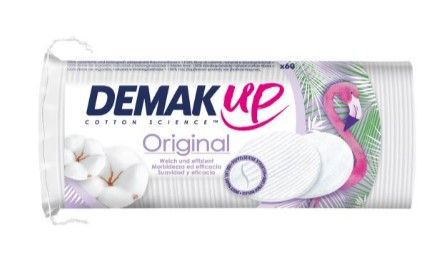 [7322540880038] Algodón desmaquillante Demak Up 60 uds - Productos desechables