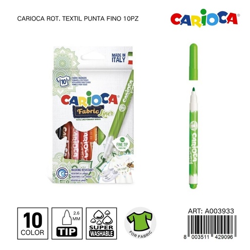 [A003933] Rotulador de colores 10 piezas para dibujo y escritura