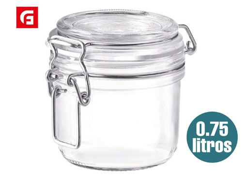 [180406378] Tarros herméticos de vidrio 0.75L FIDO - Envases de vidrio