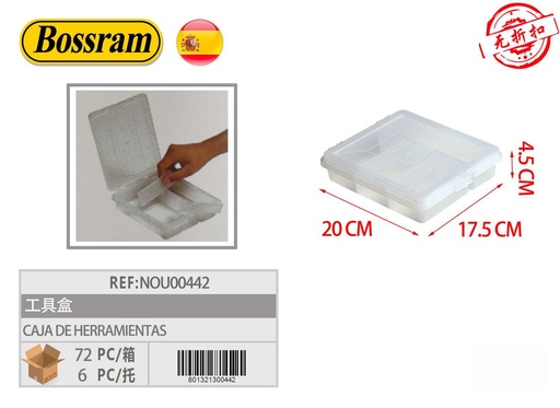 [NOU00442] Caja de herramientas para almacenamiento y organización