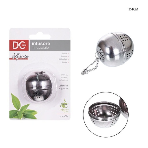 [0035415] Infusor de metal para té 4cm para preparación de infusiones y tés