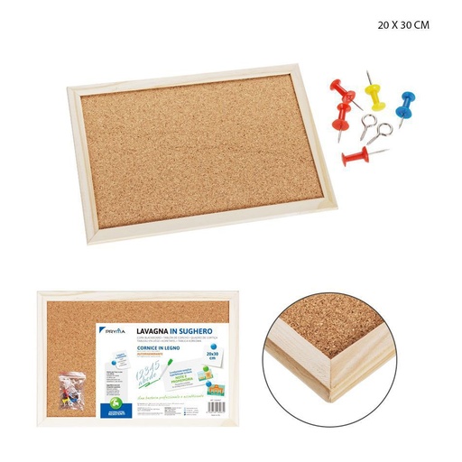 [0122452] Pizarra de corcho 20x30 cm - Material de oficina
