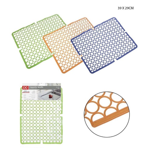 [0128242] Alfombrilla antideslizante para fregadero 29x39 cm