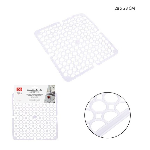 [0128243] Alfombrilla antideslizante para fregadero 30x30 cm 