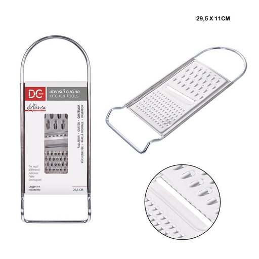 [0137433]  rallador de acero inoxidable 29.5X11cm - Utensilios de cocina