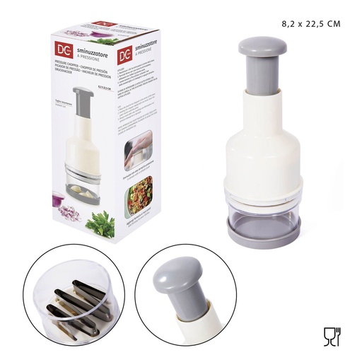 [0139706] Pica verduras a presión 8,2X22,5CM - Accesorios de cocina