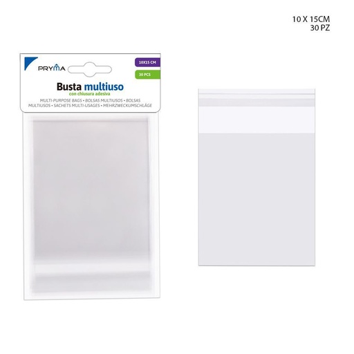 [0144653] Bolsa autoadhesiva 10x15 cm 30 pcs - Accesorios menores