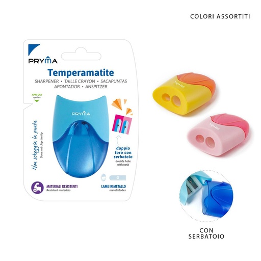 [0143146] Sacapuntas doble agujero 4.5X6CM - Accesorios de papelería