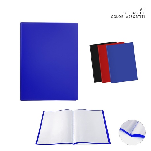[0143196] Carpeta flexible A4 100 páginas - Artículos de oficina