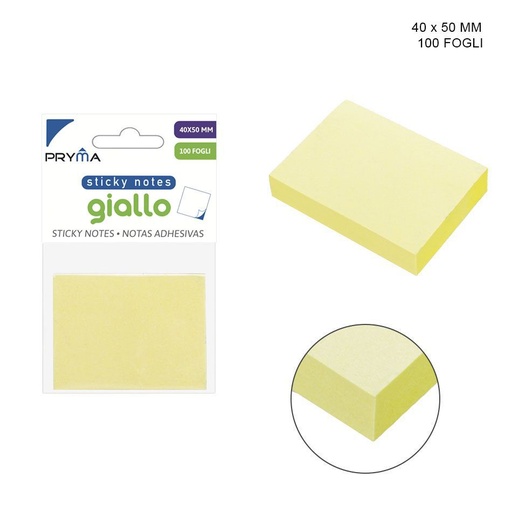 [0144618] Nota adhesiva 40x50mm, 100 hojas - Material de oficina