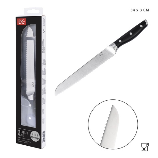 [0226704] Cuchillo para pan de alta gama 34x3 cm - Herramientas de cocina