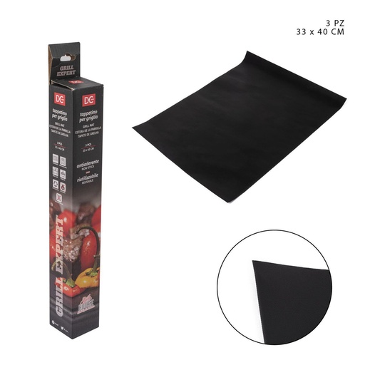 [0228658] Esterilla para parrilla reutilizable 33x40cm - Utensilios de cocina