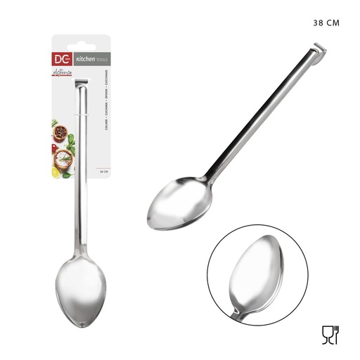 [0228695] Cuchara de acero inoxidable 38cm para cocina