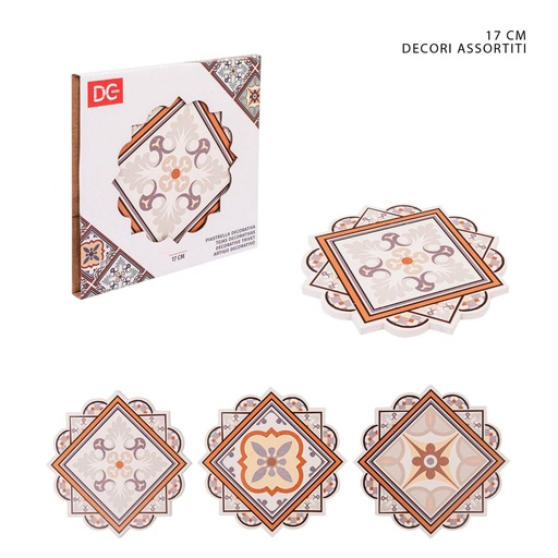 [0230474] Losetas decorativas de cerámica 17 cm - Accesorios de cocina