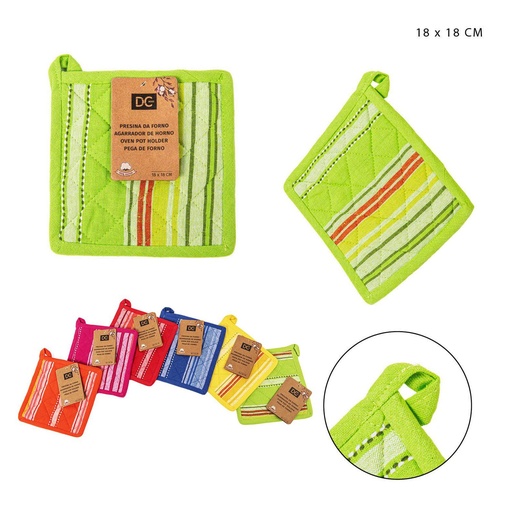 [0230523] Agarra de cocina cuadrado 18X18CM - Accesorios de cocina