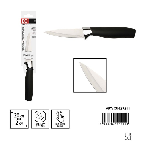 [0234702] Cuchillo pelador soft touch 19.9x2.1x2.3cm para cocina