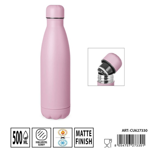 [0235193] Botella térmica 500ml 7.1x26.5cm para bebidas