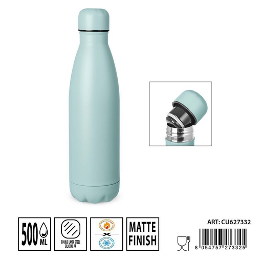 [0235195] Botella térmica 500ml 7.1x26.5cm para bebidas calientes