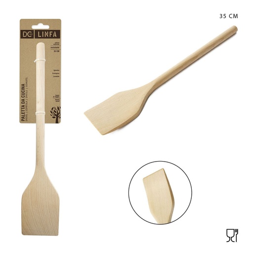 [0150133] Espátula pala de madera 35x7cm para utensilios de cocina