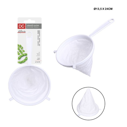 [0200469] Colador cónico de tela 13.5X24CM - Utensilios de cocina