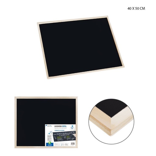 [0204832] Pizarra negra 40X50 cm - Material escolar