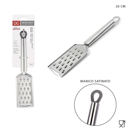 [0203860]  rallador de acero 26x5.5cm - Utensilios de cocina