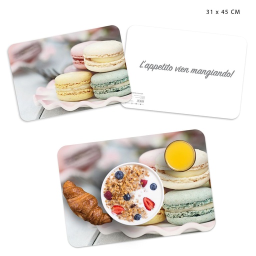 [0205744] Mantel individual americano 31x45 cm - Manteles y artículos de cocina