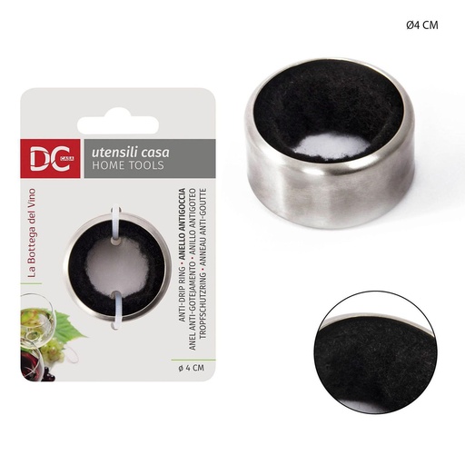 [0205723] Anillo antigota de acero 4x4x2.2cm - Accesorios de cocina