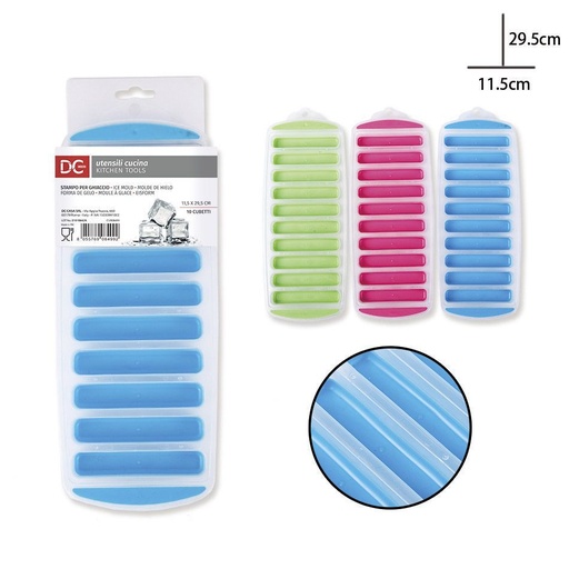 [0205795] Molde de hielo rectangular 11.5X29.5CM - Utensilios de cocina