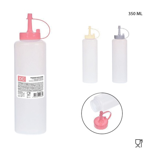 [0208301] Dispensador de salsa 20.5X5.3CM 350ML - Accesorios de plástico