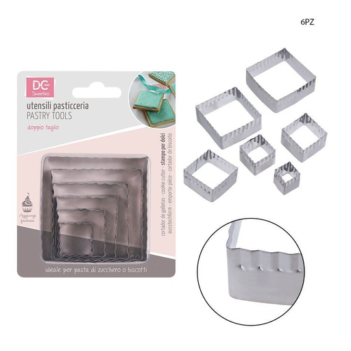 [0208835] Set moldes para repostería 2.8-3.2-4.1-5-6-6.8cm h2.5 6pz para hornear