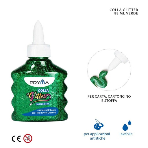 [0209185] Pegamento con purpurina verde 88ml