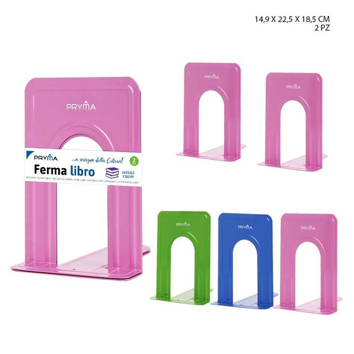 [0209574] Marcador de libro con base curva 14.9x22.5x18.5 cm 382 g 2 piezas - Soportes y organizadores de libros