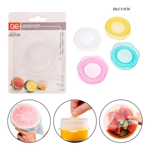 [0210655] Tapa de silicona extensible 8.5 cm - Accesorios de cocina y tapas