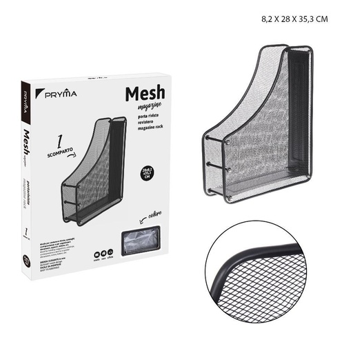 [0210697] Ressistor de revistas negro 8.2X28X35.3 cm - Accesorios de oficina