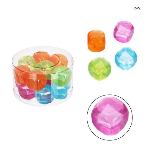 [0211568] Cubitos refrigerantes en forma de cubo 15 pzs - Moldes de cocina