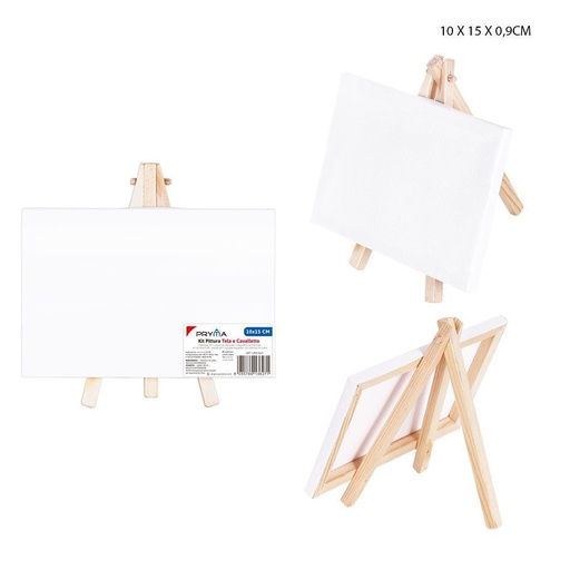 [0219607] Caballeto + lienzo 10x15cm - Accesorios para arte