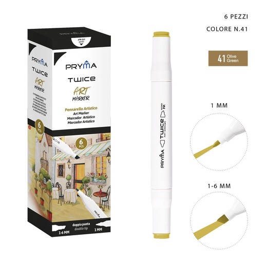 [0214582] Ratolador de Doble Punta 2-5/3mm Col. 41 - Marcador
