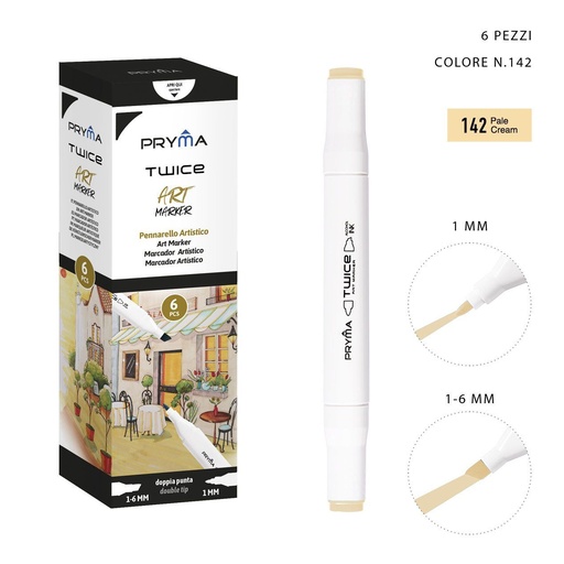 [0214614] Ratolador de Doble Punta 2-5/3mm Col. 142 - Marcador