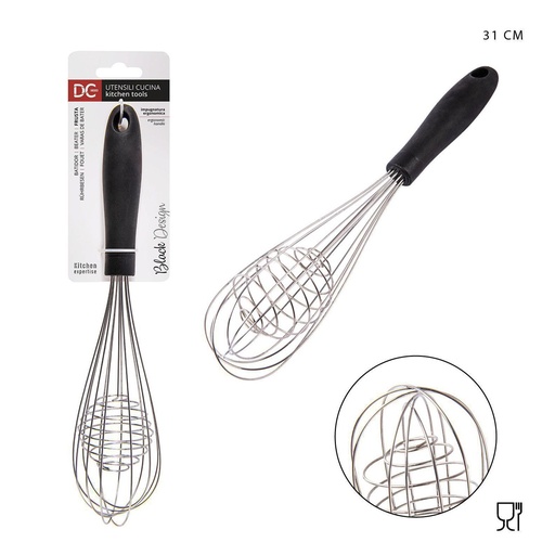 [0216609] Batidora de huevos inoxidable 31cm Black Design para cocina