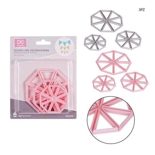 [0213831] Moldes de repostería 3pz - Utensilios de repostería y moldes