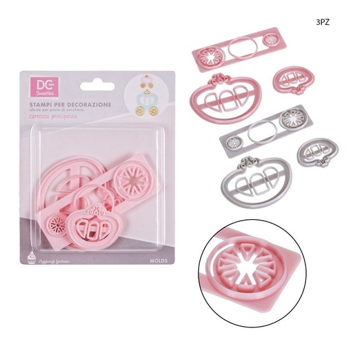 [0213833] Moldes de repostería 4pz - Utensilios de repostería y moldes