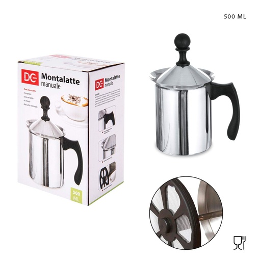 [0216175] Espumador de leche manual 500 ml - Accesorios de cocina