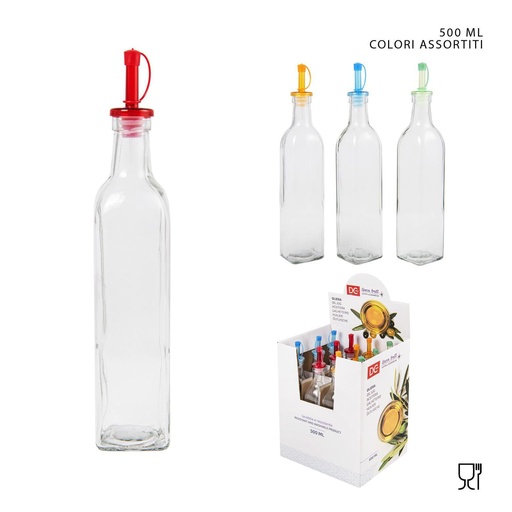 [0215559] Dispensador de vidrio para aceite 500ml - Envases de vidrio