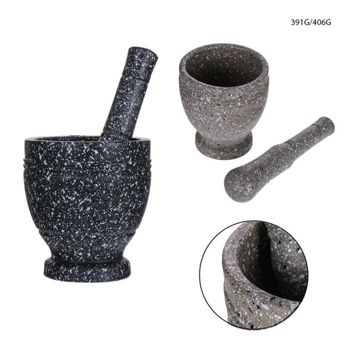 [0216363] Mortero con maja de plástico - Accesorios de cocina