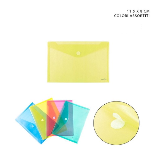 [0216683] CARPETA CON CIERRE VELCRO 11.5x8 cm - Material de oficina