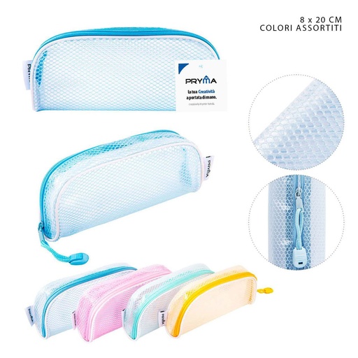 [0216736] Estuche con cremallera 8x20cm - Material escolar
