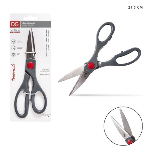 [0218911] Tijeras multifuncionales 21.5x7.3 cm - Utensilios de cocina imprescindibles