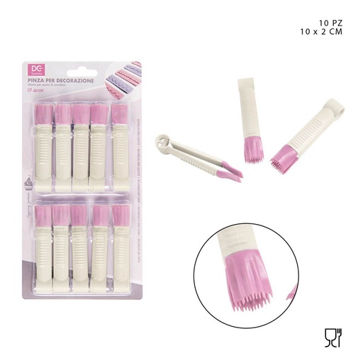 [0217701] Clip de encaje de pastel 10 piezas - Utensilios de repostería
