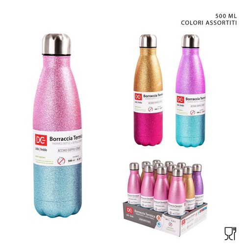 [0218140] Botella térmica de acero inoxidable 500ml - Accesorios de bebida